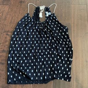 black flowy tank